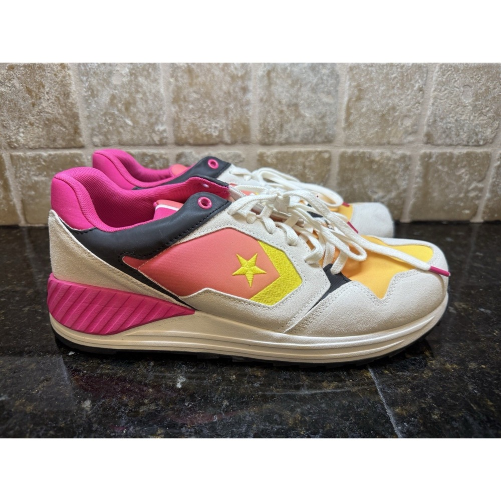 Converse‎ Wave Vintage White Chaos Fuschia Sneaker Shoe Trainer 12